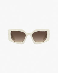 The Square Cat Eye Sunglasses - Ivory | Marc Jacobs US