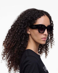 The Cat Eye Sunglasses - Black | Marc Jacobs online