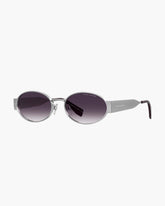 The Classic Logo Round Sunglasses - Silver | Marc Jacobs on sale