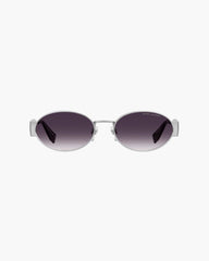 The Classic Logo Round Sunglasses - Silver | Marc Jacobs on sale