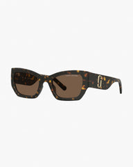 The J Marc Square Cat Eye Sunglasses - Havana | Marc Jacobs online