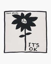 David Shrigley X Marc Jacobs It's Ok Silk Scarf - White Multi | Marc Jacobs online