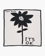 David Shrigley X Marc Jacobs It's Ok Silk Scarf - White Multi | Marc Jacobs online