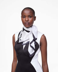David Shrigley X Marc Jacobs It's Ok Silk Scarf - White Multi | Marc Jacobs online