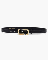 The Dual Belt - Black/Gold | Marc Jacobs discount