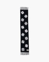 Derrick Adams X Marc Jacobs Dice Wool Scarf - Black Multi | Marc Jacobs on sale