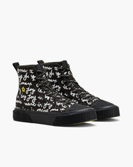 The Marc Is Joy Canvas Sneaker - Black Multi | Marc Jacobs online