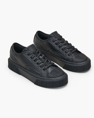 The Leather Sneaker - Black | Marc Jacobs US