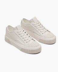 The Leather Sneaker - Cotton White | Marc Jacobs online
