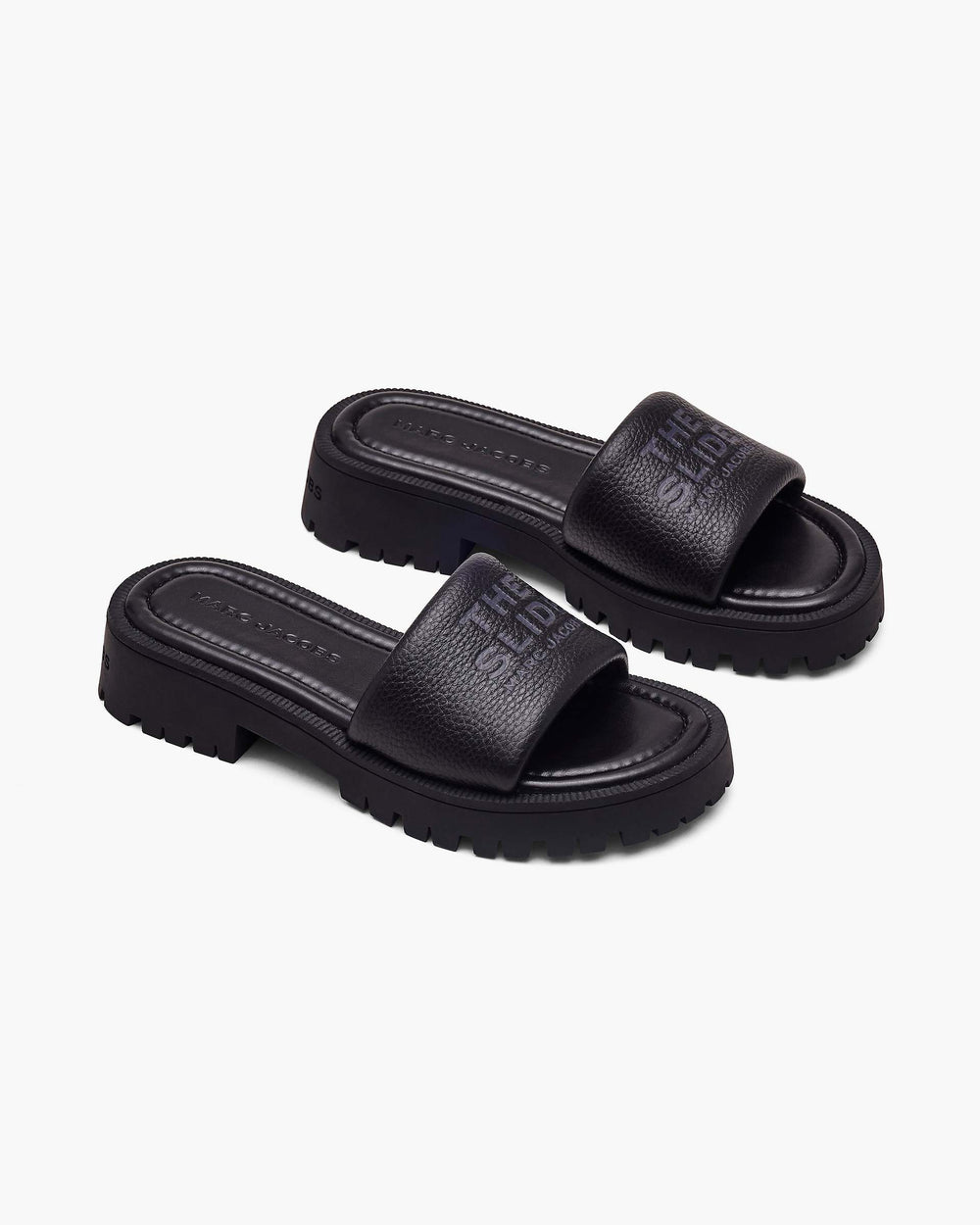 The Lug Sole Slide - Black | Marc Jacobs on sale