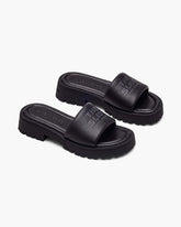 The Lug Sole Slide - Black | Marc Jacobs on sale