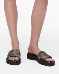 The Camo Jacquard Lug Sole Slide - Camo Multi | Marc Jacobs US
