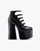 The Patent Leather Kiki Ankle Boot - Black | Marc Jacobs discount