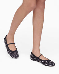 The Studded Sabrina Ballerina - Black Multi | Marc Jacobs discount