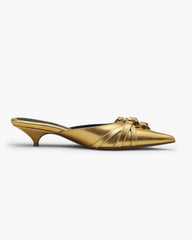 The Emma Kitten Heel - Shiny Gold | Marc Jacobs online