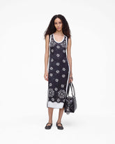 Trompe L'Oeil Eyelet Dress - Black/White | Marc Jacobs discount