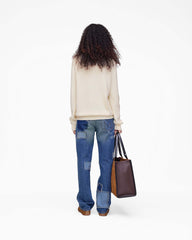 Marc Is Joy Jacquard Crewneck - Ivory | Marc Jacobs discount