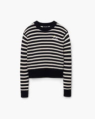 Joy Striped Crewneck - Black/White | Marc Jacobs online