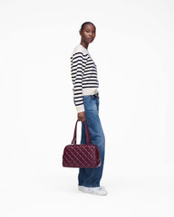 Breton Stripe Crewneck - White/Navy | Marc Jacobs on sale