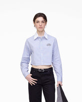 The Cropped Femme Shirt - Blue Multi | Marc Jacobs discount