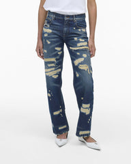 The Rip And Repair Straight Jean - Punk Indigo | Marc Jacobs on sale