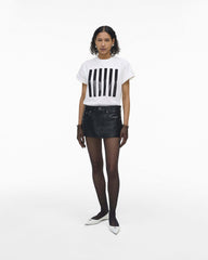 The Leather Skort - Black | Marc Jacobs discount