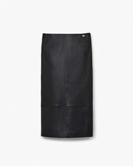 Leather Slim Skirt - Black | Marc Jacobs on sale