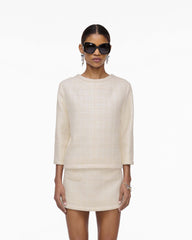 Tweed Backwards Lady Jacket - Ivory | Marc Jacobs for sale