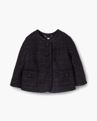 Tweed Backwards Lady Jacket - Black | Marc Jacobs on sale