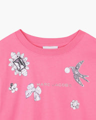 The Charm Collector Tee - Pink | Marc Jacobs online