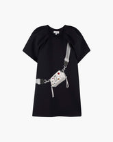 The Trompe Loeil Snapshot Dress - Navy | Marc Jacobs for sale