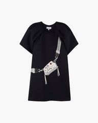 The Trompe Loeil Snapshot Dress - Navy | Marc Jacobs for sale