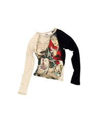 David Rappeneau Mesh Longsleeve - Beige Multi | Marc Jacobs for sale