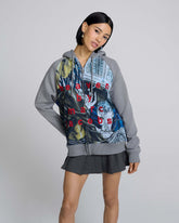 David Rappeneau Zip-Up Hoodie - Navy Multi | Marc Jacobs online