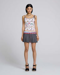 Pleated Boxer Skirt - Grey Multi | Marc Jacobs sale