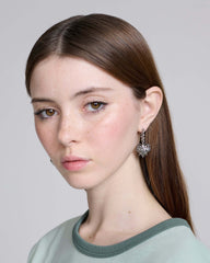 HEAVEN PENTAGRAM HOOPS - Aged Silver | Marc Jacobs online