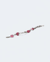 Fuck Everything Bracelet - Aged Silver/Pink | Marc Jacobs sale