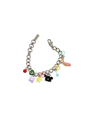 Characters Charm Bracelet - Aged Silver Multi | Marc Jacobs for sale