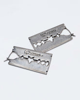 RAZOR BLADE EARRINGS - Aged Silver | Marc Jacobs for sale