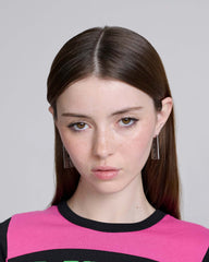 RAZOR BLADE EARRINGS - Aged Silver | Marc Jacobs for sale