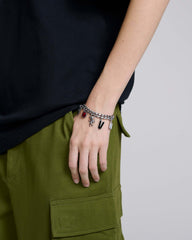 Teddy Charm Bracelet - Aged Silver | Marc Jacobs discount