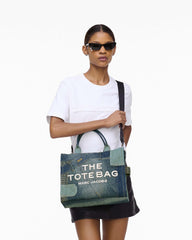 The Deconstructed Denim Medium Tote Bag - Indigo Multi | Marc Jacobs online