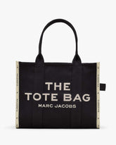 The Jacquard Large Tote Bag - Black | Marc Jacobs on sale