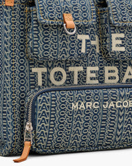 The Cargo Monogram Denim Medium Tote Bag - Sun Faded Denim | Marc Jacobs for sale