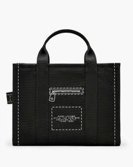 The Trompe L'Oeil Cargo Canvas Medium Tote Bag - Black | Marc Jacobs on sale