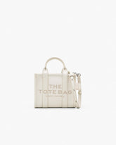 The Leather Crossbody Tote Bag - Cotton/Silver | Marc Jacobs discount