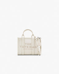 The Leather Crossbody Tote Bag - Cotton/Silver | Marc Jacobs discount