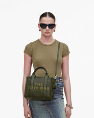 The Leather Small Tote Bag - Forest | Marc Jacobs discount