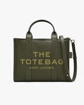 The Leather Medium Tote Bag - Forest | Marc Jacobs online