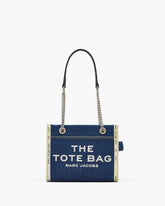 The Denim Chain Small Tote Bag - Dark Wash | Marc Jacobs discount
